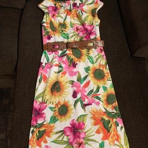 Size 10 Flowery Dress